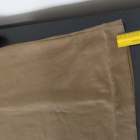 Anthropologie Postmark Ribbed Olive Flutter Sleeve Top | Short Sleeve Top - Picture 14 of 14